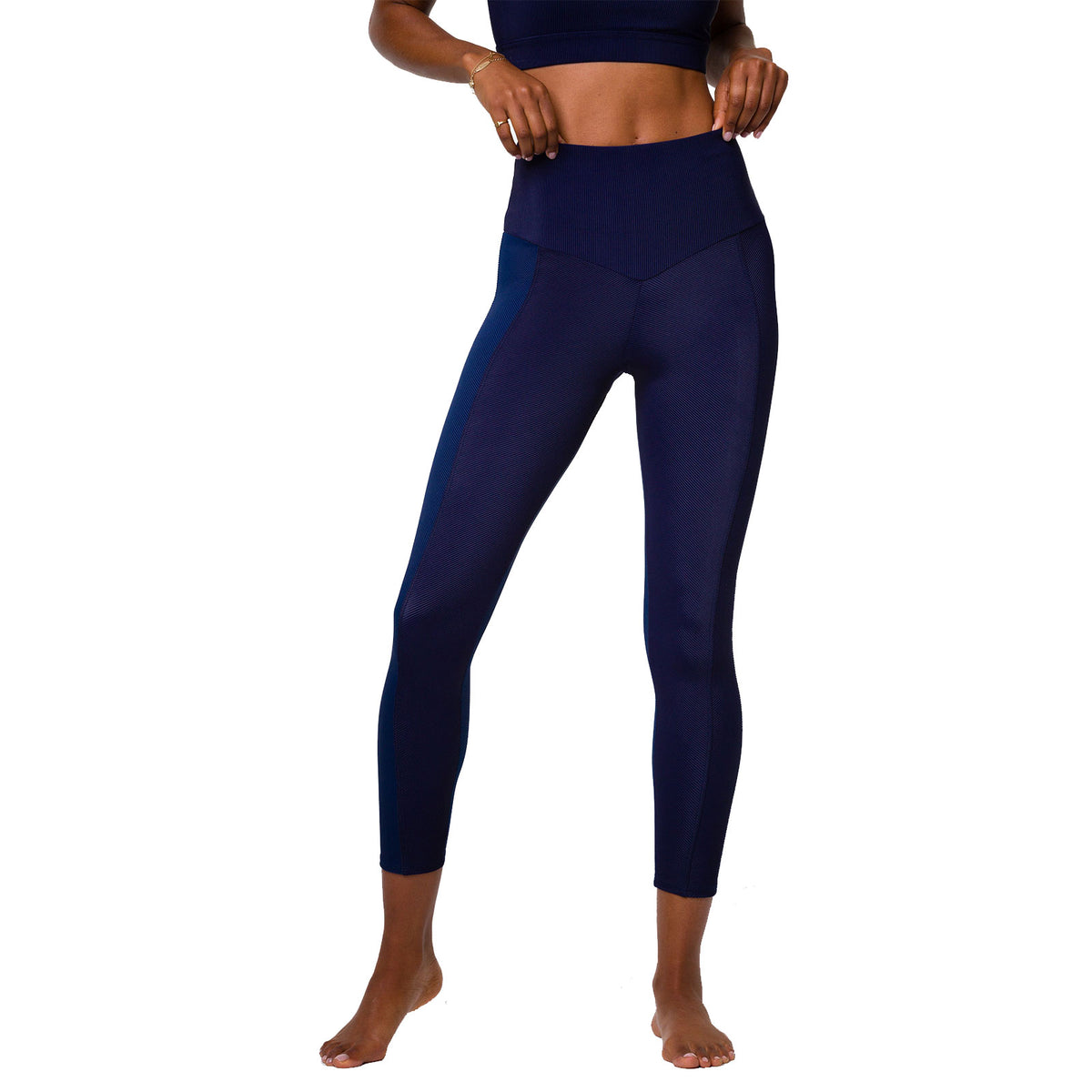 Sweetheart Midi Leggings - Navy