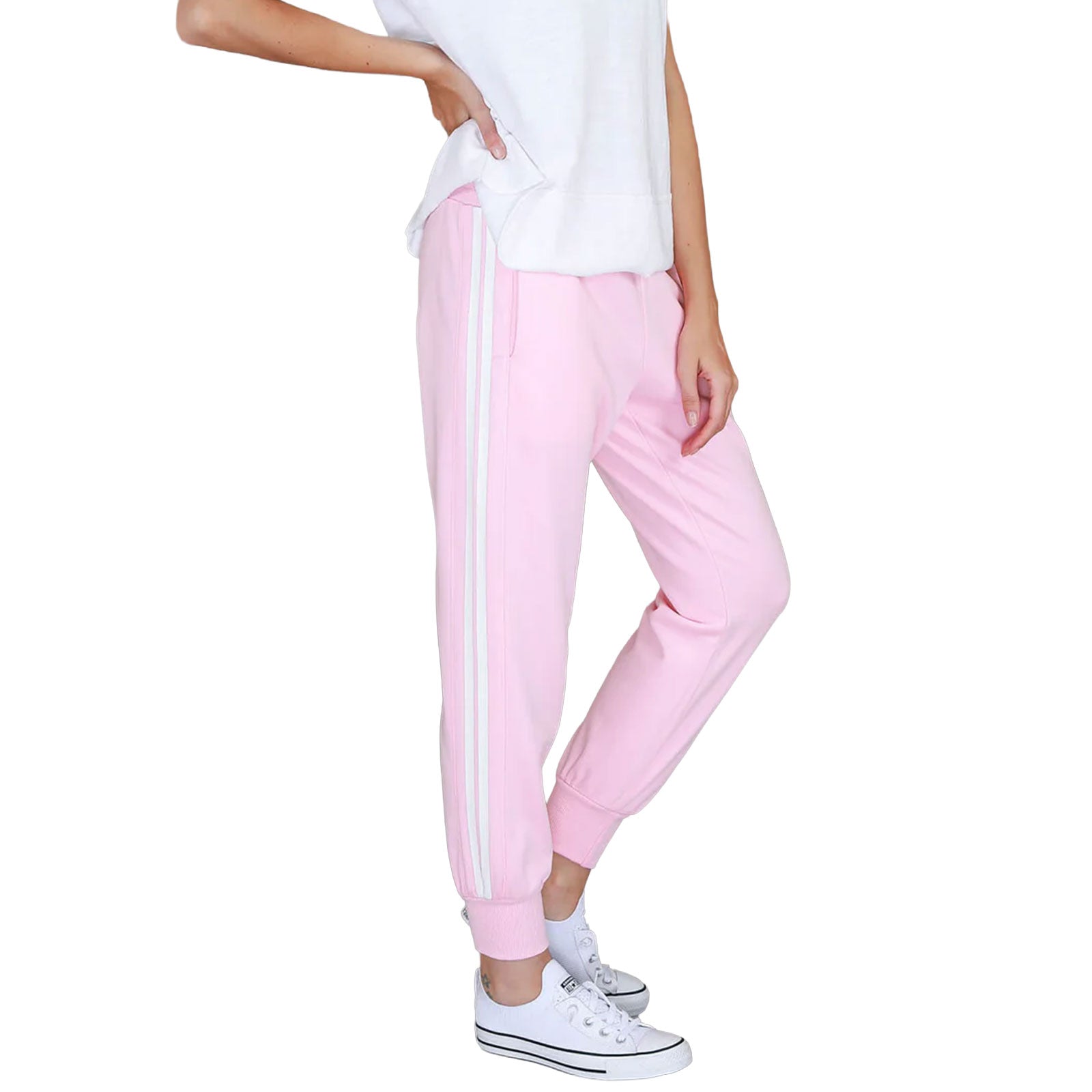 Pammy Stripe Panel Sweatpants