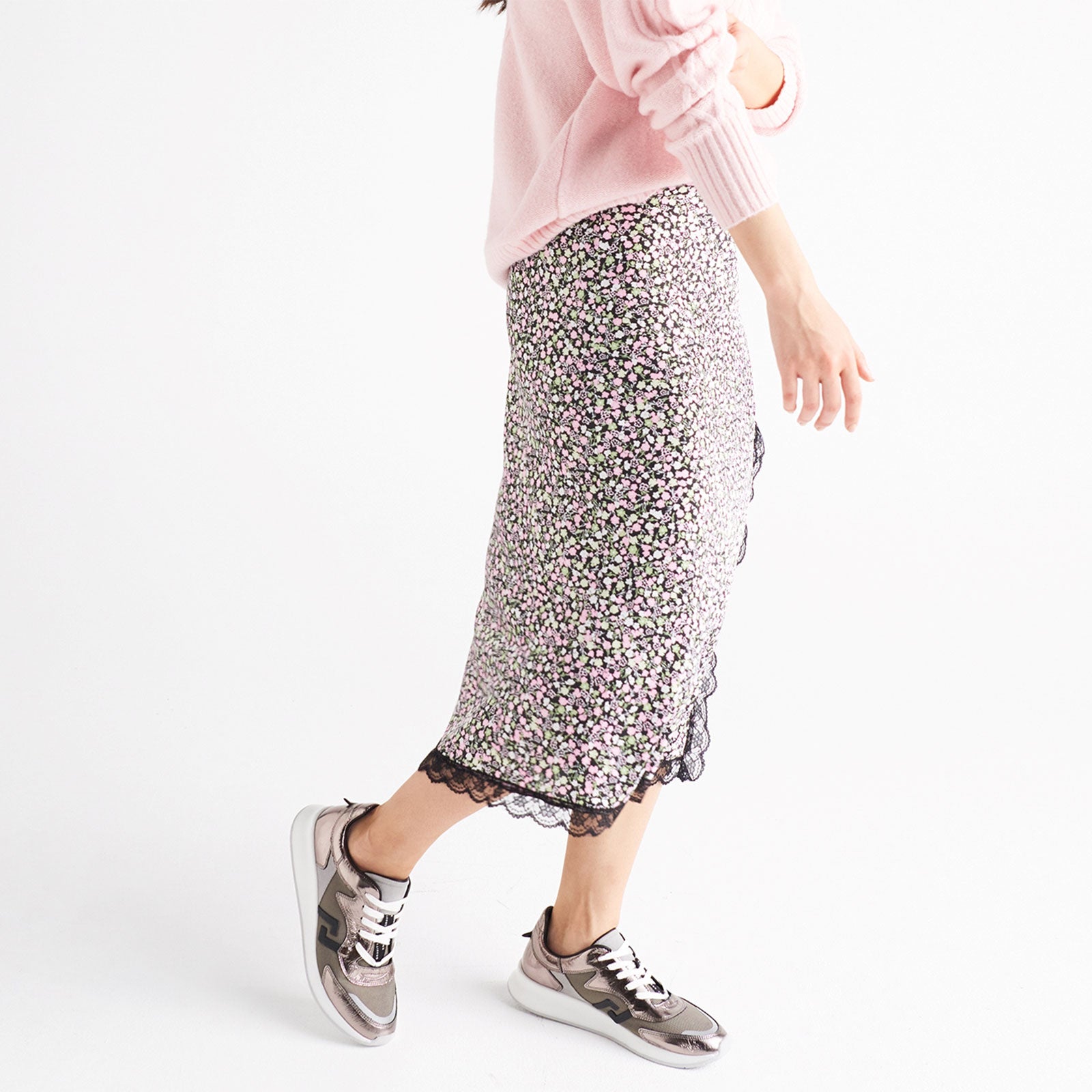 Weekender Sneaker - Pewter Party