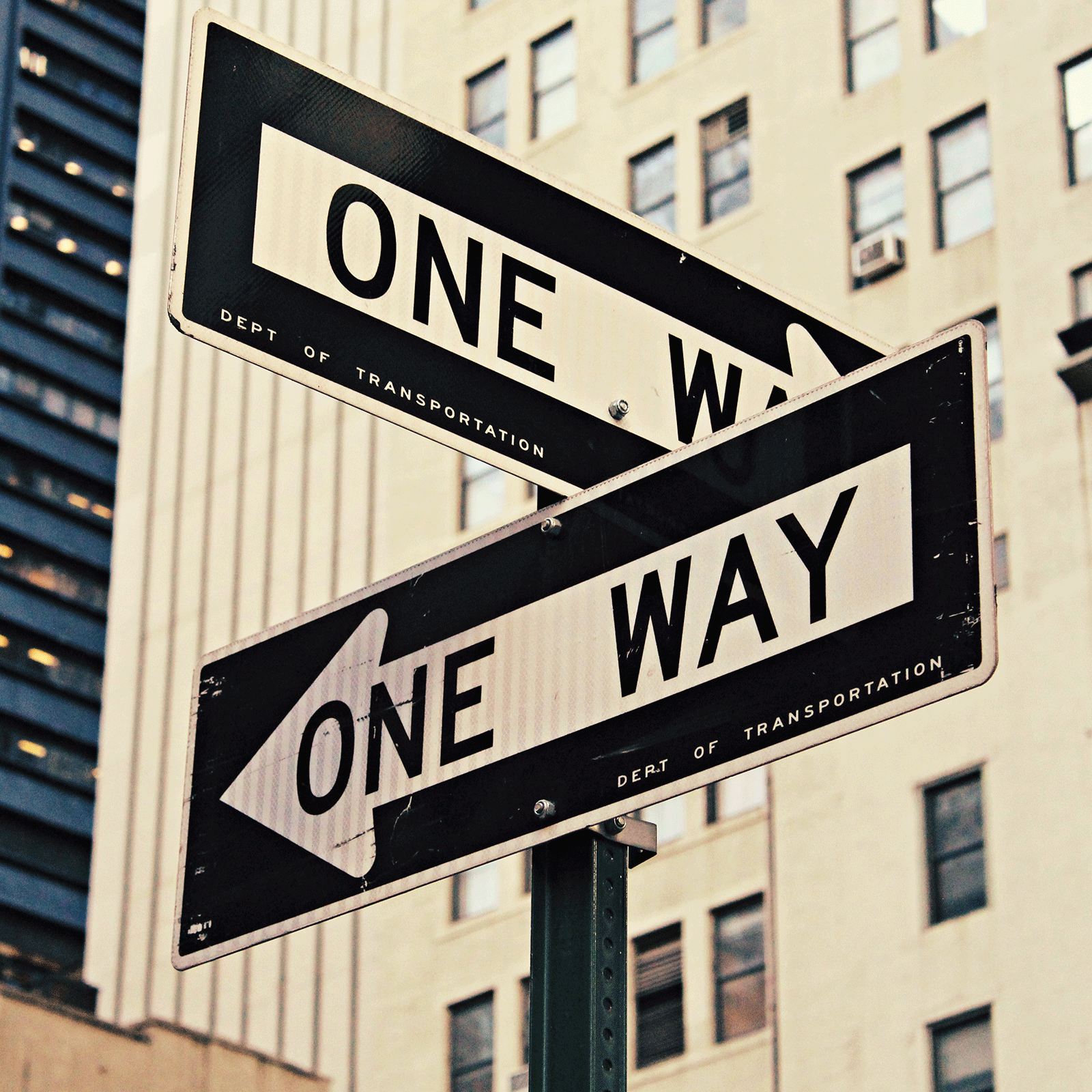 One Way Signs 1600 X 1600