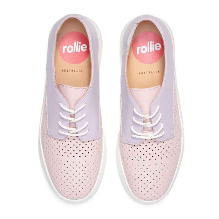 Bordoni Sport Rollie Sneakers Derby Punch Pink Lavender top view